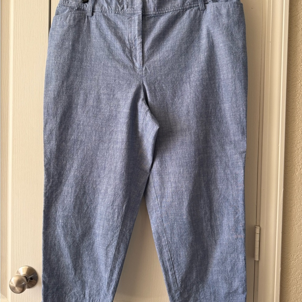 Talbots Blue Ankle Pants